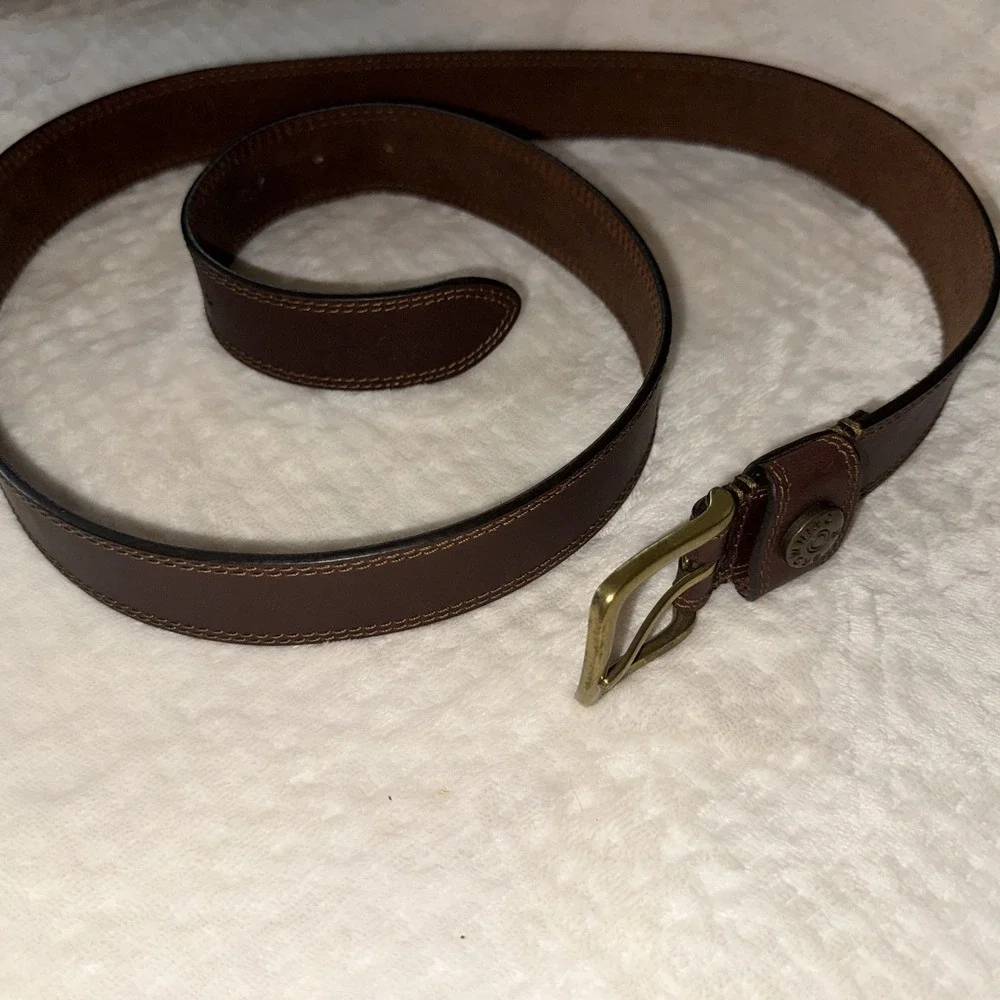 Browning Brown Leather Belt size 50